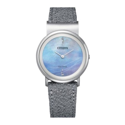 Citizen EG7071-03L Eco-Drive 31mm Synthetic Leather Strap Analog Women Watch